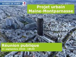 Projet urbain Maine-Montparnasse - R&eacute;union publique 21 septembre 2018- 18h30