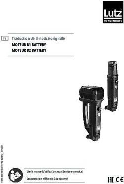 Fr Traduction de la notice originale - MOTEUR B1 BATTERY MOTEUR B2 BATTERY