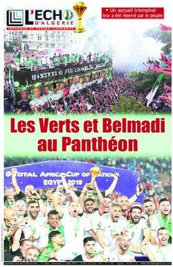 Les Verts et Belmadi au Panthéon - L'Echo d'Algérie