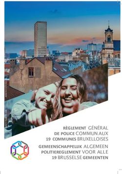 GEMEENSCHAPPELIJK ALGEMEEN POLITIEREGLEMENT VOOR ALLE 19 BRUSSELSE GEMEENTEN - RÈGLEMENT GÉNÉRAL - Jette