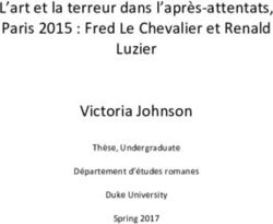 L'art et la terreur dans l'après-attentats, Paris 2015 : Fred Le Chevalier et Renald Luzier Victoria Johnson - Thèse, Undergraduate Département ...