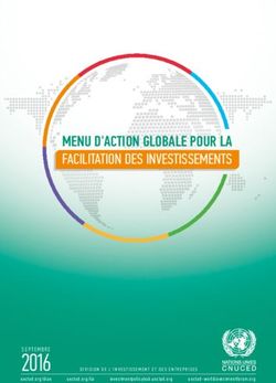 MENU D'ACTION GLOBALE POUR LA FACILITATION DES INVESTISSEMENTS - UNCTAD Investment Policy Hub