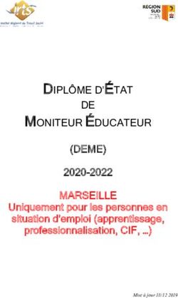 DIPL&Ocirc;ME D' &Eacute;TAT MONITEUR &Eacute;DUCATEUR - DE DEME MARSEILLE 2020-2022 Uniquement pour les personnes en situation d'emploi apprentissage ...