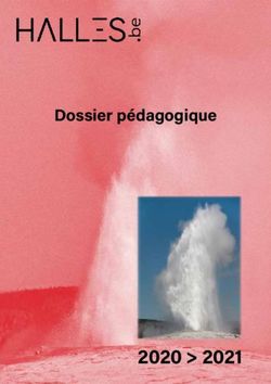2020 2021 Dossier p&eacute;dagogique - Les Halles de Schaerbeek