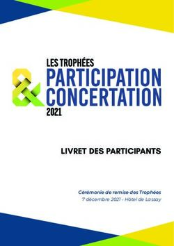 LIVRET DES PARTICIPANTS - C&eacute;r&eacute;monie de remise des Troph&eacute;es 7 d&eacute;cembre 2021 - H&ocirc;tel de Lassay - Ville de Lyon