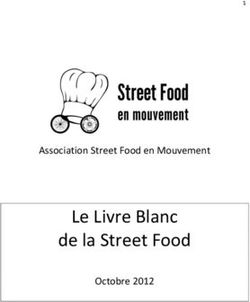 Le Livre Blanc de la Street Food - Association Street Food en Mouvement Octobre 2012