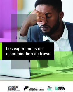 Les exp&eacute;riences de discrimination au travail