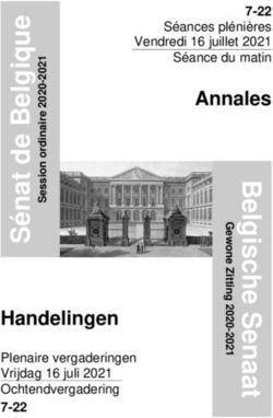 Annales 7-22 Séances plénières Vendredi 16 juillet 2021 Séance du matin - Handelingen