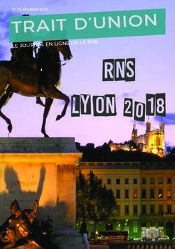 RNS LYON 2018 - TRAIT D'UNION LE JOURNAL EN LIGNE DE LA RNS - Rencontre Nationale Sportive