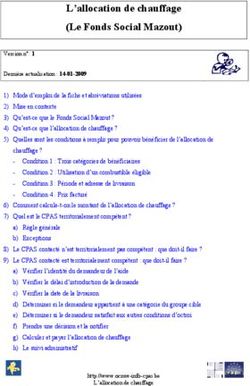 L'allocation de chauffage (Le Fonds Social Mazout)