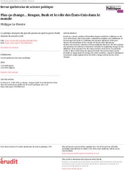 Plus &ccedil;a change... Reagan, Bush et le r&ocirc;le des &Eacute;tats-Unis dans le monde