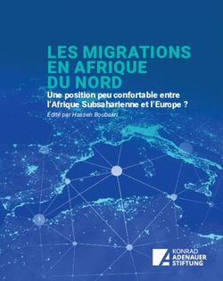 Les migrations en afrique du nord - une position peu confortable entre l'afrique subsaharienne et l'europe ? - Konrad-Adenauer-Stiftung