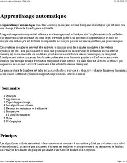 Apprentissage automatique