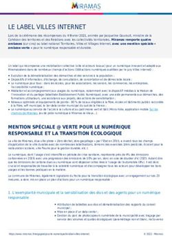LE LABEL VILLES INTERNET - Mairie de Miramas