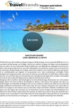 &Icirc;LES COOK SANCTUARY RESORT LONG S&Eacute;JOUR DE 12 NUITS - Exotik Tours