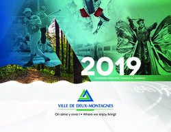 On aime y vivre ! Where we enjoy living! - CALENDRIER MUNICIPAL / MUNICIPAL CALENDAR - Ville de Deux-Montagnes