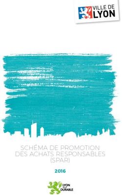 ScHéma de promotion des acHats responsables (spar) 2016