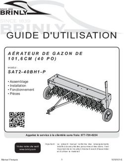 GUIDE D'UTILISATION A&Eacute;RATEUR DE GAZON DE 101,6CM (40 PO) - Brinly Hardy