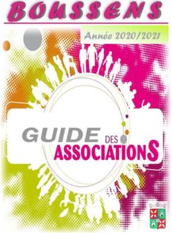 Ann&eacute;e 2020/2021 - Mairie de Boussens
