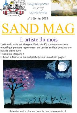 SAND MAG L'artiste du mois