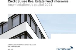 Credit Suisse Real Estate Fund Interswiss Augmentation de capital 2021