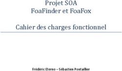 PROJET SOA FOAFINDER ET FOAFOX CAHIER DES CHARGES FONCTIONNEL - FRÉDÉRIC ETERNO - SÉBASTIEN PONTAILLIER