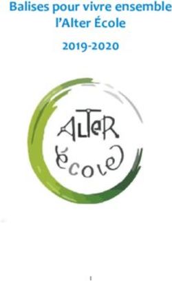 Balises pour vivre ensemble l'Alter École 2019-2020 - Alter Ecole