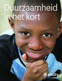 Duurzaamheid in het kort - Essity