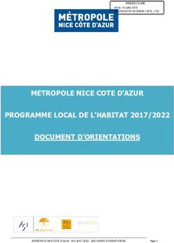 METROPOLE NICE COTE D'AZUR PROGRAMME LOCAL DE L'HABITAT 2017/2022 DOCUMENT D'ORIENTATIONS - METROPOLE NICE COTE D'AZUR PLH 2017 2022 DOCUMENT ...