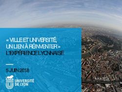 "VILLE ET UNIVERSITÉ, UN LIEN À RÉINVENTER" L'EXPÉRIENCE LYONNAISE - 5 JUIN 2018 - IAU