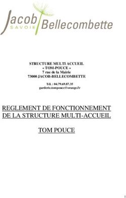 REGLEMENT DE FONCTIONNEMENT DE LA STRUCTURE MULTI-ACCUEIL TOM POUCE - STRUCTURE MULTI ACCUEIL " TOM-POUCE " 7 rue de la Mairie 73000 ...