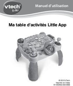 Ma table d'activités Little App - Manuel d'utilisation