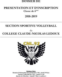 DOSSIER DE PRESENTATION ET D'INSCRIPTION