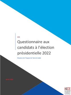 Questionnaire aux candidats &agrave; l'&eacute;lection pr&eacute;sidentielle 2022 - I4CE R&eacute;ponse de l'&eacute;quipe de Yannick Jadot