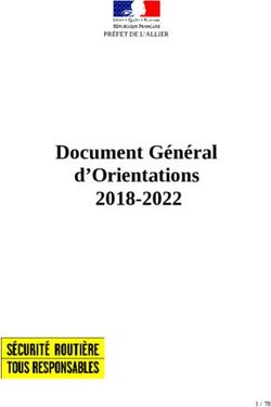 Document Général d'Orientations 2018-2022 - PRÉFET DE L'ALLIER - Préfecture de l ...
