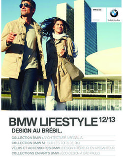 BMW LIFESTYLE 12/13 DESIGN AU BRÉSIL.