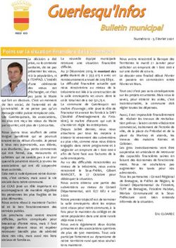 Point sur la situation financière de la commune - Guerlesquin