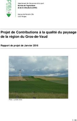 Projet de Contributions à la qualité du paysage de la région du Gros-de-Vaud - BLW