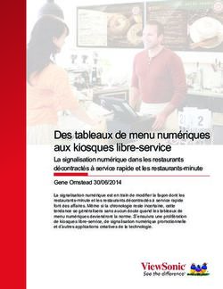 Des tableaux de menu num&eacute;riques aux kiosques libre-service - ViewSonic
