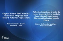 Réfection intégrée de la route, du réseau d'égouts et de la conduite