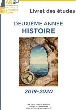 HISTOIRE DEUXIÈME ANNÉE - Livret des études - Université Grenoble Alpes