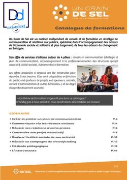 Catalogue de formations - Anne Delétoille