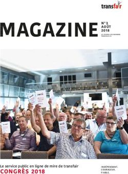 MAGAZINE LE JOURNAL DES MEMBRES - CONGRÈS 2018 Le service public en ligne de mire de transfair