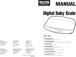 MANUAL Digital Baby Scale