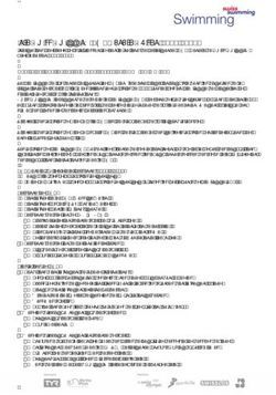 Info Swiss Swimming CNP Tenero Saison 2019/2020