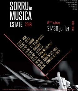 21/30 juillet 16&egrave;me &eacute;dition - Sorru in Musica