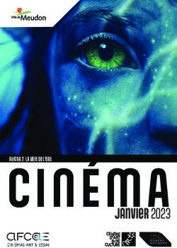 CINÉMA Janvier 2023 - Sortir à Meudon