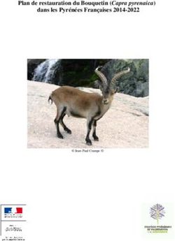 Plan de restauration du Bouquetin (Capra pyrenaica) dans les Pyrénées Françaises 2014-2022