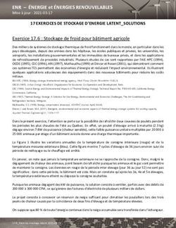 ENR - ÉNERGIE et ÉNERGIES RENOUVELABLES - Mise à jour : 2021-03-17