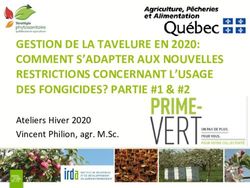 GESTION DE LA TAVELURE EN 2020: COMMENT S'ADAPTER AUX NOUVELLES RESTRICTIONS CONCERNANT L'USAGE DES FONGICIDES? PARTIE #1 & #2 - Ateliers Hiver ...